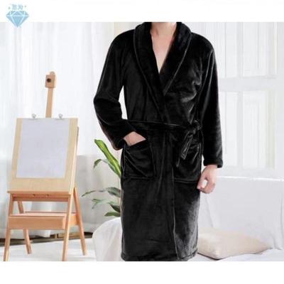 sleep clothes women men night gown robe couple winter dress