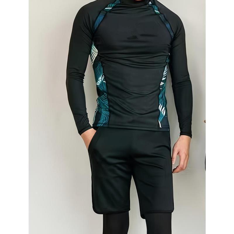 n's High retch Long Sleeve Swimsu Perfect for Diving &