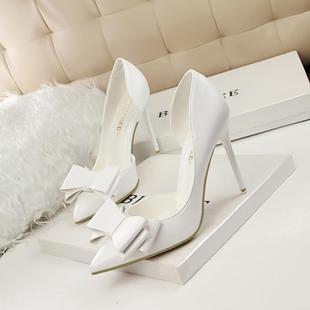 Bowknot Elegant Decor iletto Faion 跨境Women Heels