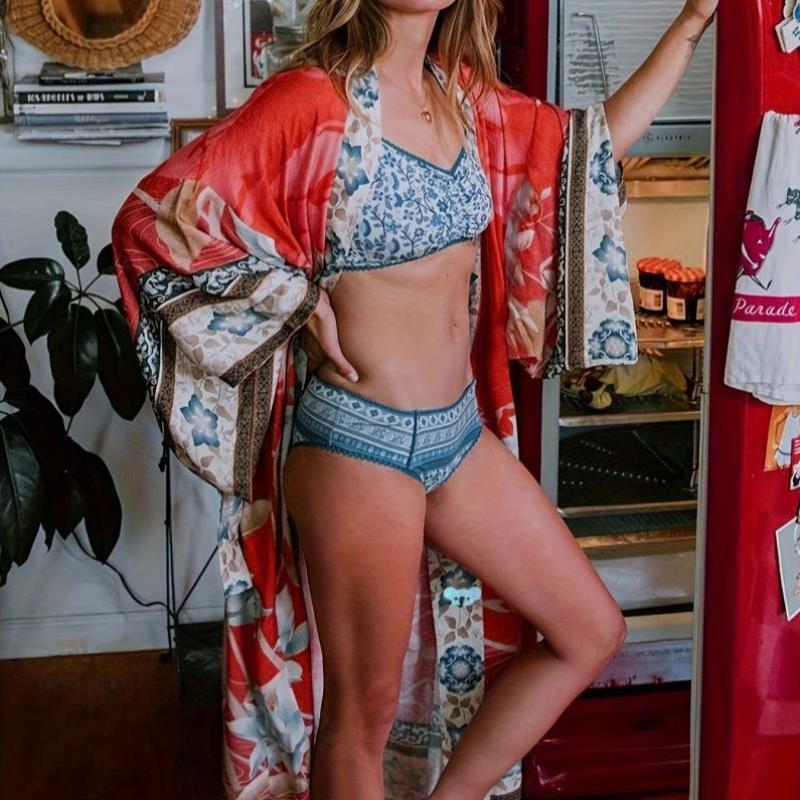 Bohemian yle Women's Sun Protection Shirt Viscose防晒衬衫