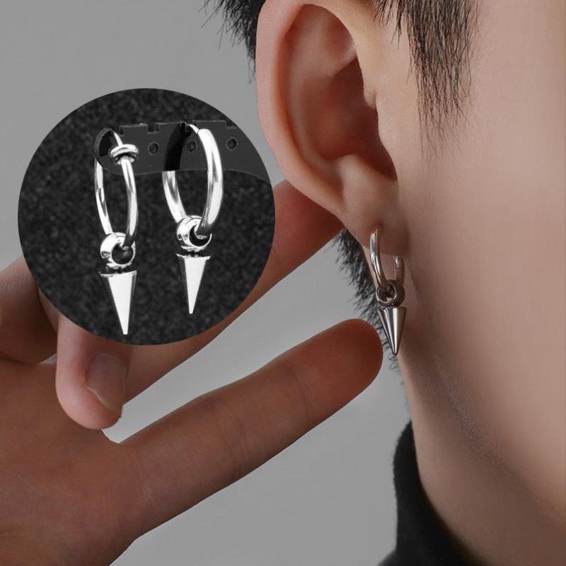Faion Gothic ains eel ud Earrings Punk Single跨境