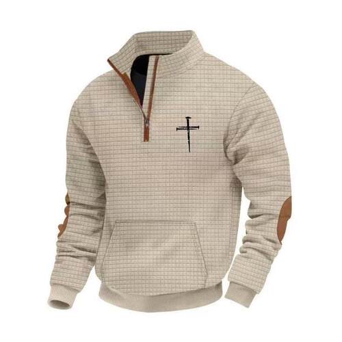 X 59961 Men's Plaid Zip-Up Hoodie 装卫衣外套