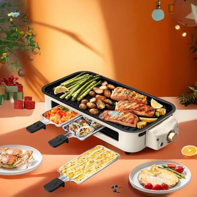 Electric Grill For Kchen Use Indoor Smokes Featuring A