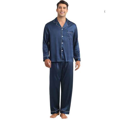 K 99718 French Style Silk Pajamas 冰丝睡衣