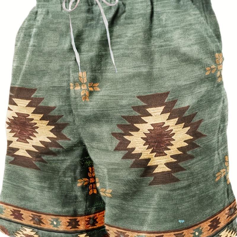 yli Shorts Wh Drawstring And Pockets Ethnic yle跨境
