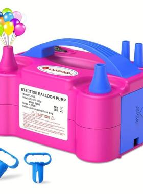 Electric Air Balloon pump 110V 600W Portable Dual Nozzle跨境