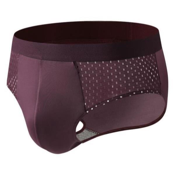 跨境n's Solid Color Half Boxer Brief Breathable