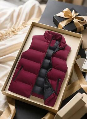 P 42737 Winter Men's Stand Collar Vest 立领保暖马甲