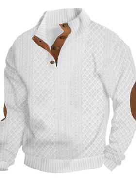 U 25533 Men's Stand Collar Sweatshirt 士立领卫衣