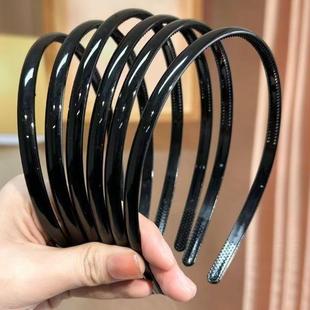 Solid Color Hair Band Set 6 Counts Wide Headband for Makeup