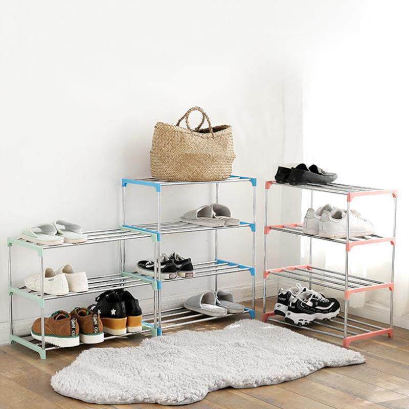 ains eel Assembled Shoe Rack Reinforced Shoe Rack跨境