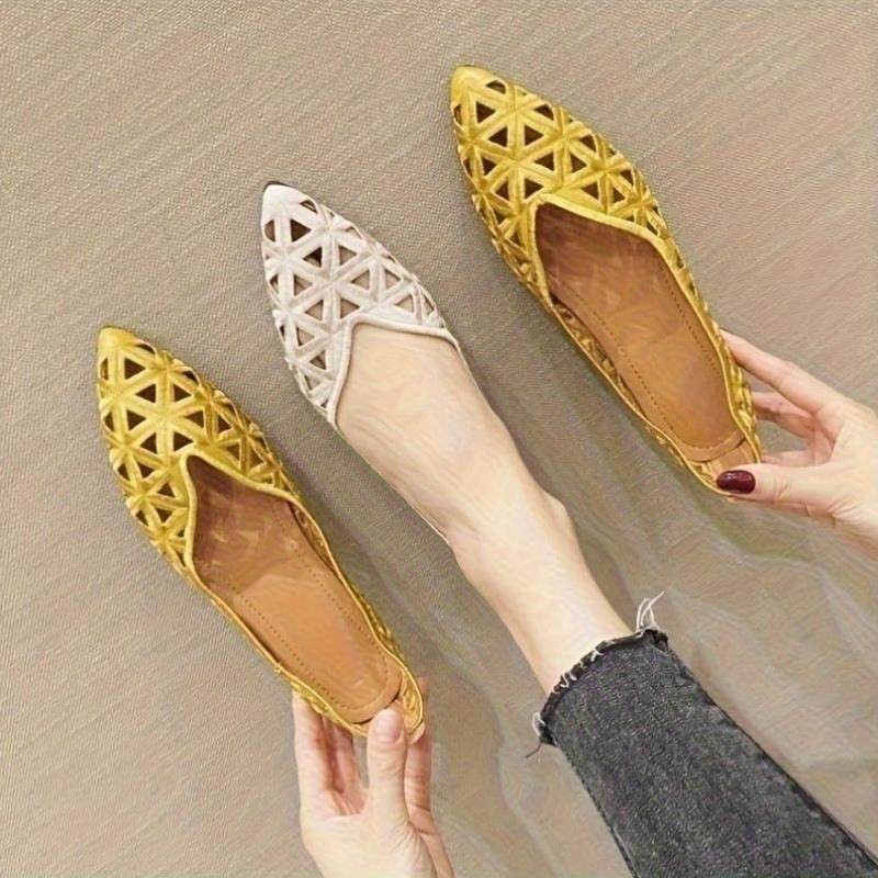Women's Faion Hollow Flat Shoes Create Trendy yle Girl