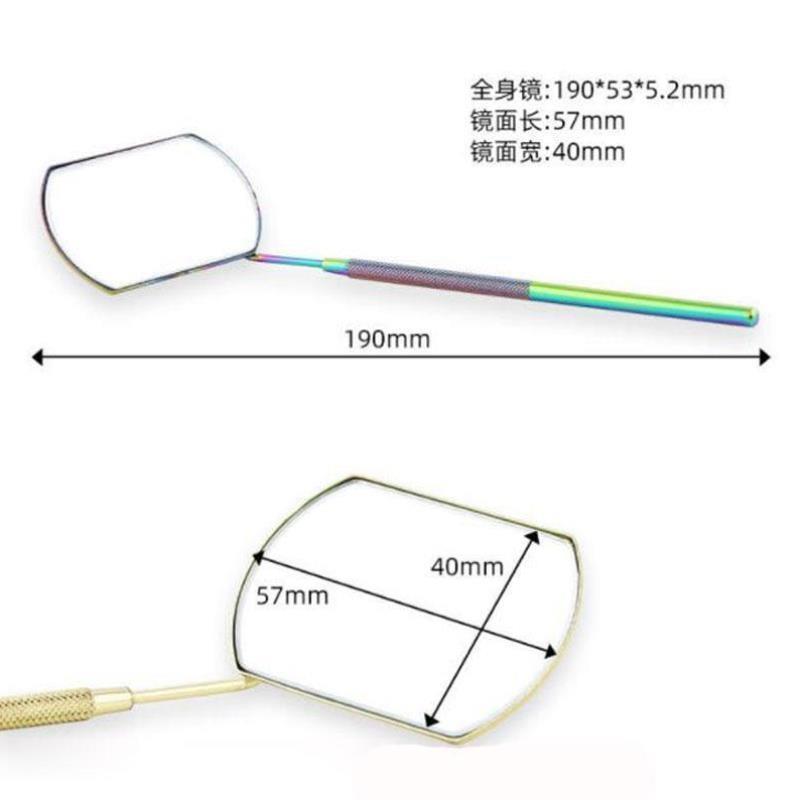 Eyela Mirror Large Long Handle Mirror For Checking False