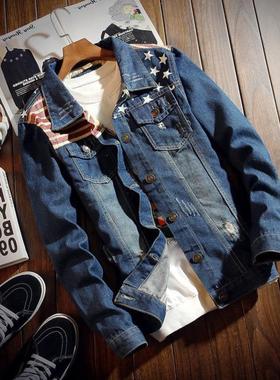 T 518 2017men clothes winter jean Denim jacket牛仔夹克