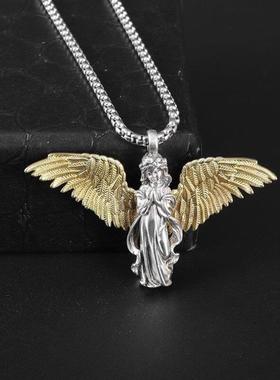 New Trending Prayer Angel Necklace Personaly Cupid Pendant