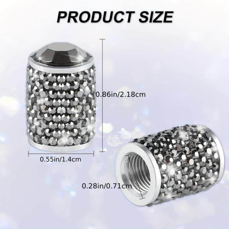 Car Valve ems Sparkling Crystal Tire Valve