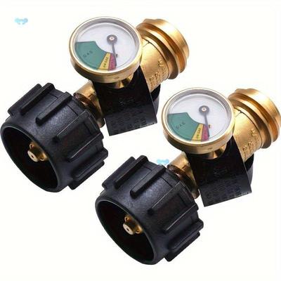 1 2pcs Propane Adapter Liquid Level Indicator wh Leak跨境