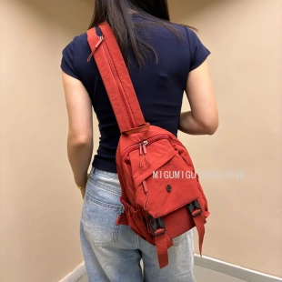 2025新款 潮流便携斜挎包多功能胸包双肩包百搭单肩包