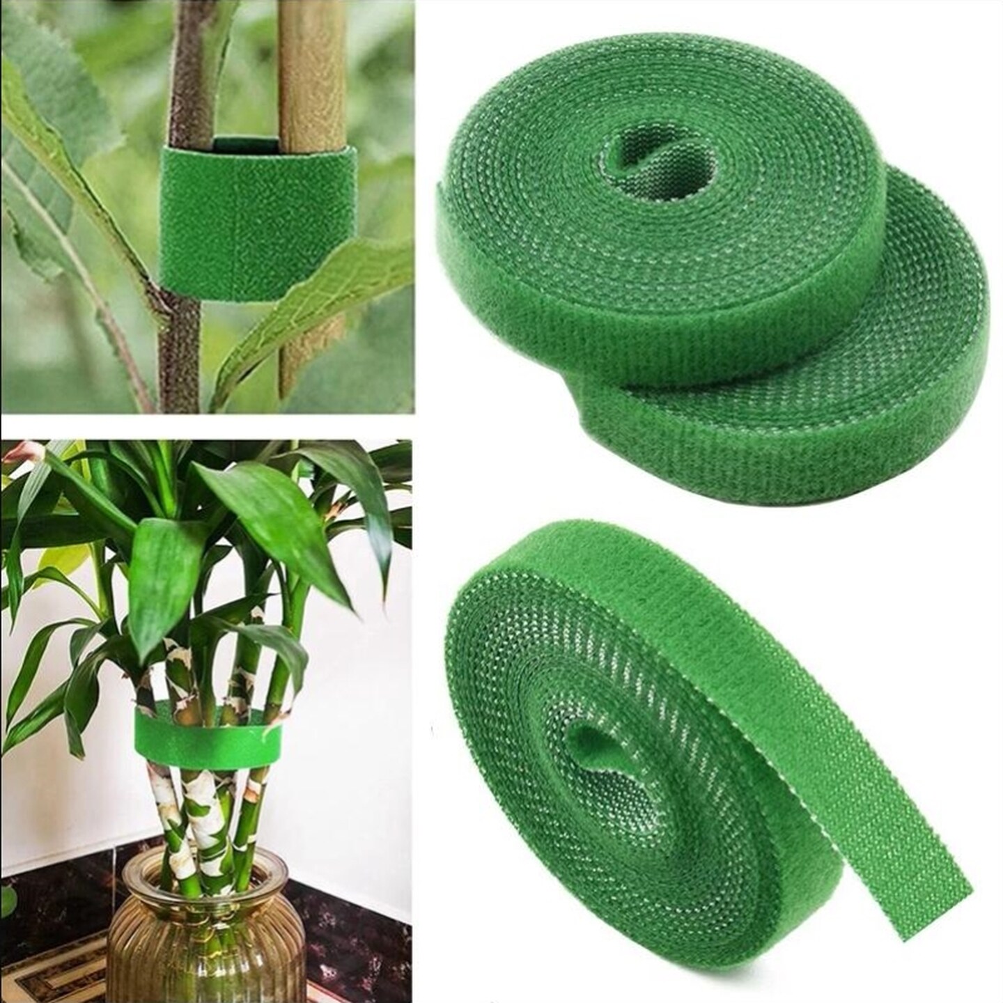 绿植魔术贴扎线自粘植物绑带园艺尼龙扎带爬藤绑花器固定绳捆扎带