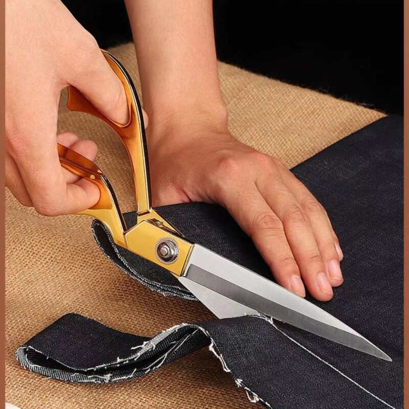 옷 재단용 특수 가위 스테인리스 재봉 가위 천 재단용 대형 가위 가죽 재단용 재단용 가위 가정용 다기능
