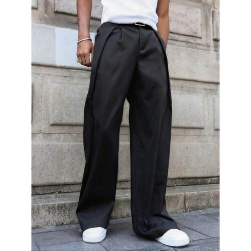 T 36639 Pleated Wide Leg Trousers 褶皱阔腿裤