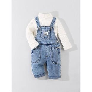 A 33850 Children's Denim Overalls 儿童牛仔背带裤