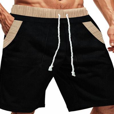 H 59914 Men's heavy loop shorts 士重磅毛圈短裤跨境速卖
