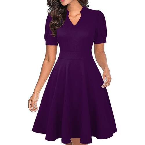 H 95702 Elegant French Sleeve Dress 法式连衣裙