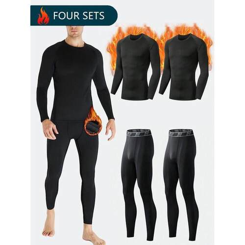 I 19303 Men's Fleece Training Pants 加绒紧身运动裤