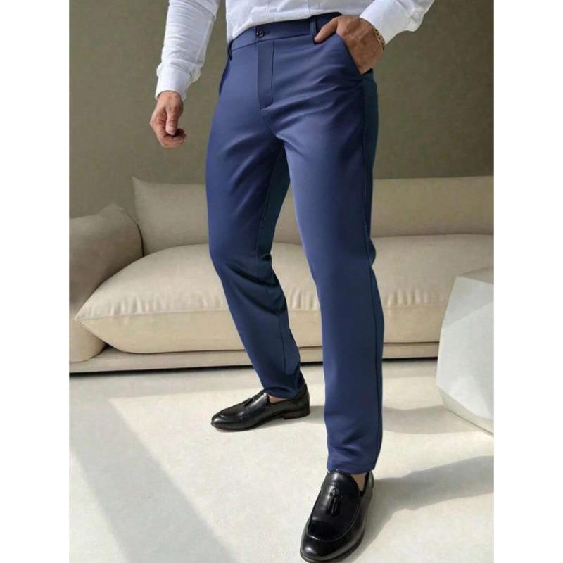 A 91088 2025新款TEMU跨境外贸代发柔软直筒休闲裤宽松简约