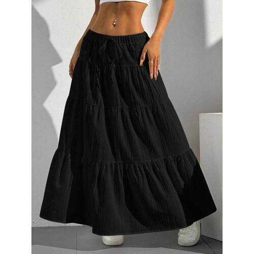 H 35887 Lace-up Swing Skirt 绑带大摆半裙跨境速卖通