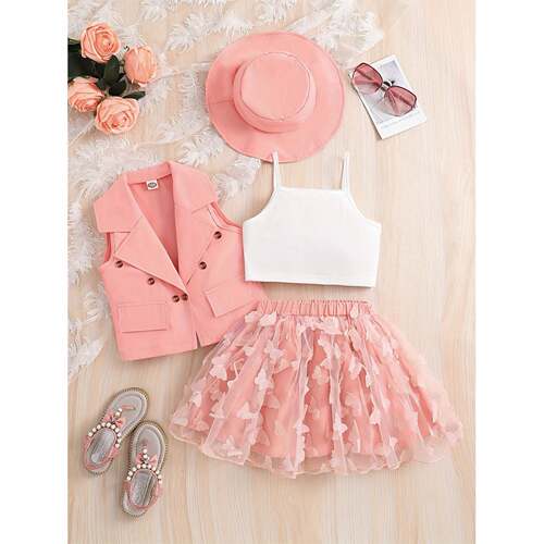 R 46271 Off-Shoulder Sash Shorts Set 斜肩吊带短裤套装