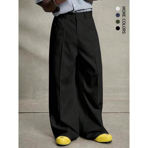 H 55939 High Waist Belted Wide Leg Pants 腰阔腿裤