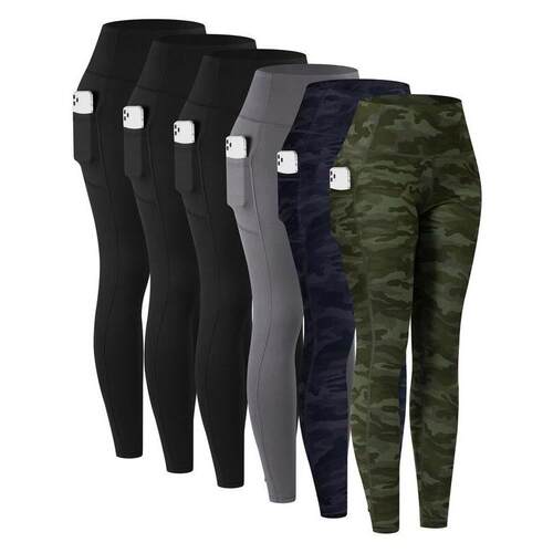 M 58362 High Waist Yoga Pants with Side Pocket 腰瑜伽裤