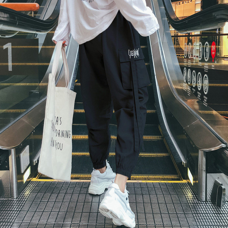 high school Trend man trousers junior middle school Jogging pants Retro trousers Elastic force Middle and high school Jogging pants Work pants Simplicityin the Men's clothing, Casual pants  category - from Buy2taobao.com to provide professional Taobao agent buy service