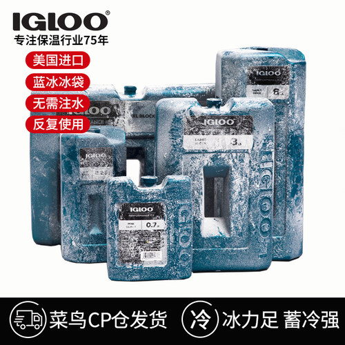 IGLOO进口蓝冰冰袋反复使用上班背母乳储奶降温食品保鲜冷藏运输