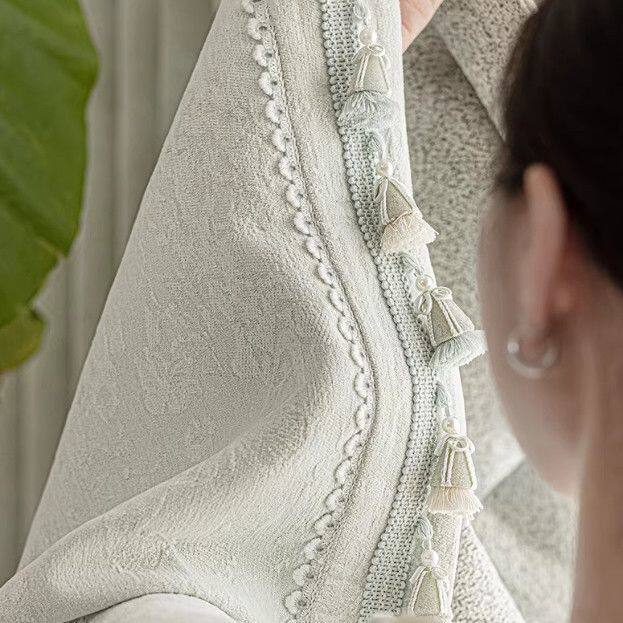 窗帘专用花边新款窗帘花边流苏吊穗现代简约轻奢沙发抱枕幔头布艺