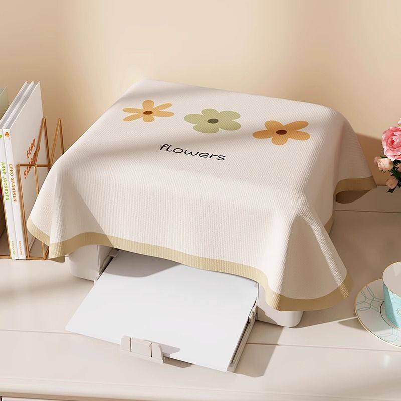 打印机防尘罩卡通打印机盖布投影仪空气炸锅电饭锅多功能盖布床头