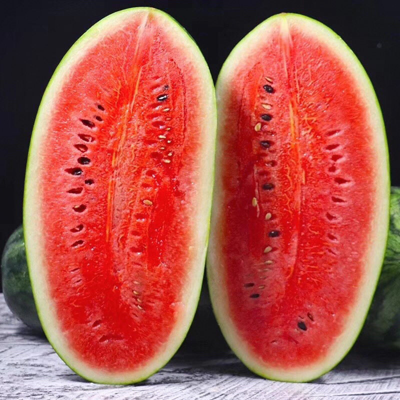 黑美人西瓜薄皮沙瓤 新鲜水果8斤超大装香甜多汁微沙应季时令水果