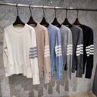 【赠运费险】TUMA TB 圆领套头毛衣女款中鼎羊毛衫针织衫内搭外套