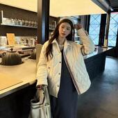 TUMA 赠退货宝 TB四道杠保暖羽绒服女白鸭绒宽松加厚外套大衣