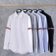 赠退货宝 男女款 TNNE 长袖 标白色衬衫 TB纯棉秋冬新款 双袖 衬衣