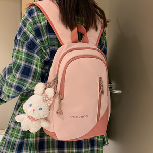 日系可爱小背包2023新款森系百搭休闲旅游双肩包女生轻便学生书包