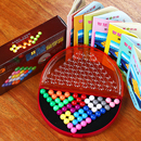 智慧金字塔智力魔珠小学生思维逻辑训练通关解题益智玩具桌面游戏