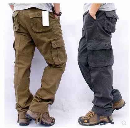 男裤多口袋劳保耐磨休闲裤男士长裤子夏季电焊宽松直筒工装|msdalam kategori Pakaian Lelaki, seluar santai - dari Buy2taobao.com untuk memberikan perkhidmatan ejen Taobao profesional membeli