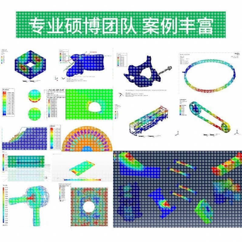 ANSYS代做Abaqus仿真Fluent有限元lsdyna+comsol模拟Adams代做图片