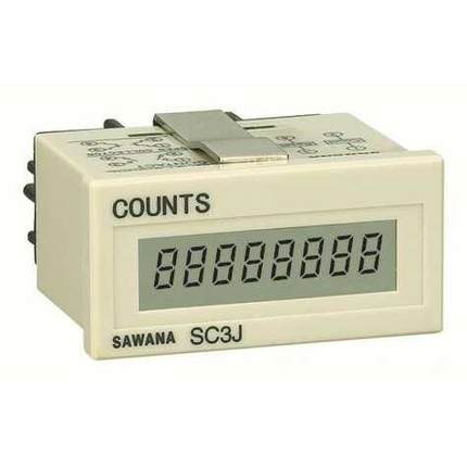 SAWANA斯万纳SC3J(H7EC)DHC3J 6/8位自带电源小型累计计数器