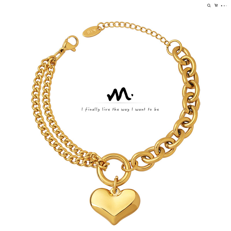 钛钢hainLoveBracelet手链