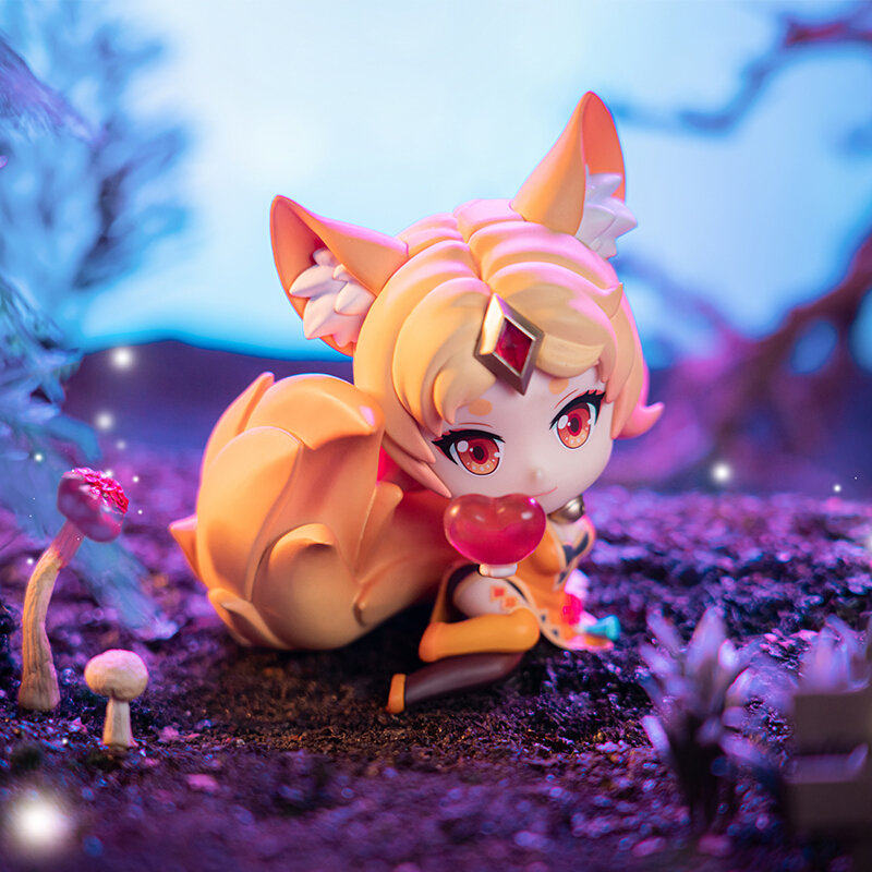 王者荣耀正版 魅力之狐妲己咖啡女仆时之彼端q版手办模型摆件