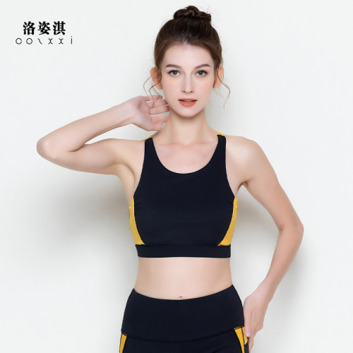 洛姿淇瑜伽背心交叉绑带